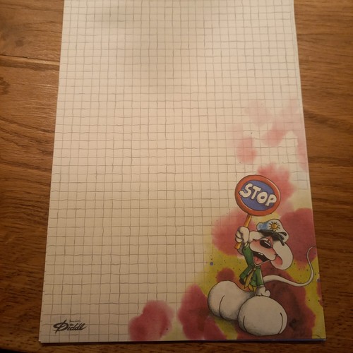 Diddl briefpapier kariert - briefpapier, a5