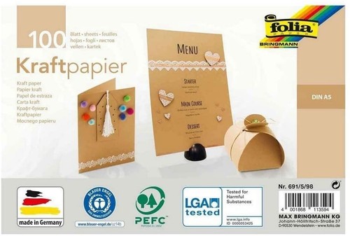 Folia kraftpapier 120 - 120, g/qm
