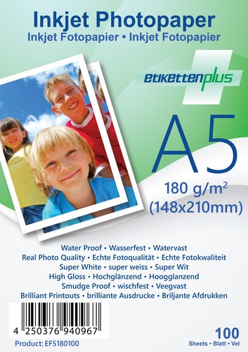 100 blatt fotopapier - 100,