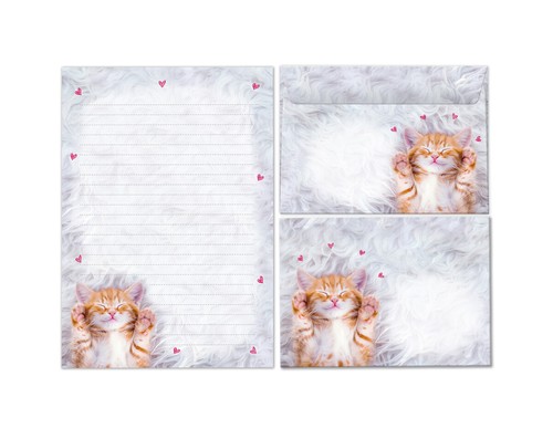 Briefpapier set notizblock - briefpapier-set,