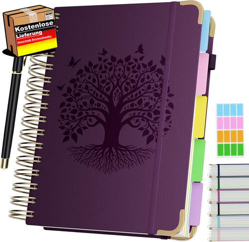 Liniert notizbuch mit - a5,