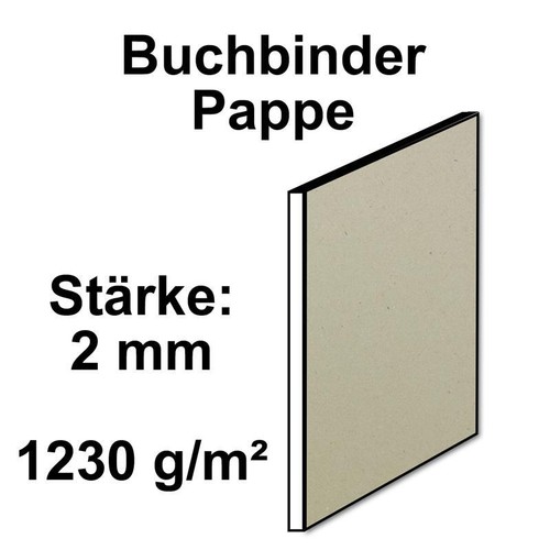 Buchbinderpappe mm - ,